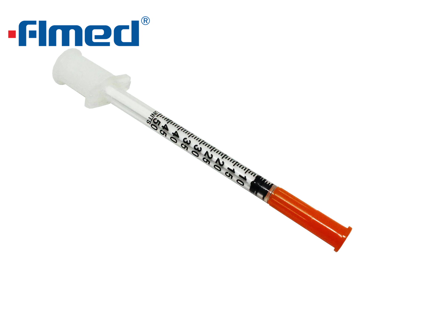 0.5 مل من حقنة الأنسولين والإبرة 30G × 8 مم (30 جم × 5/16 "بوصة)