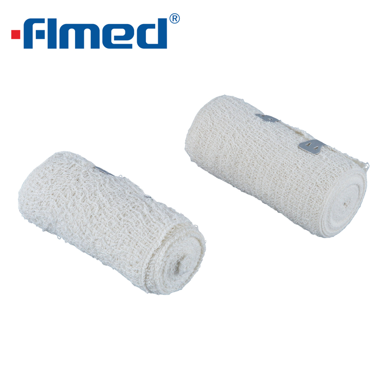 Hospicrepe 10cm x 4.5m حزمة ضمادة كريب ملفوفة بشكل فردي من 12