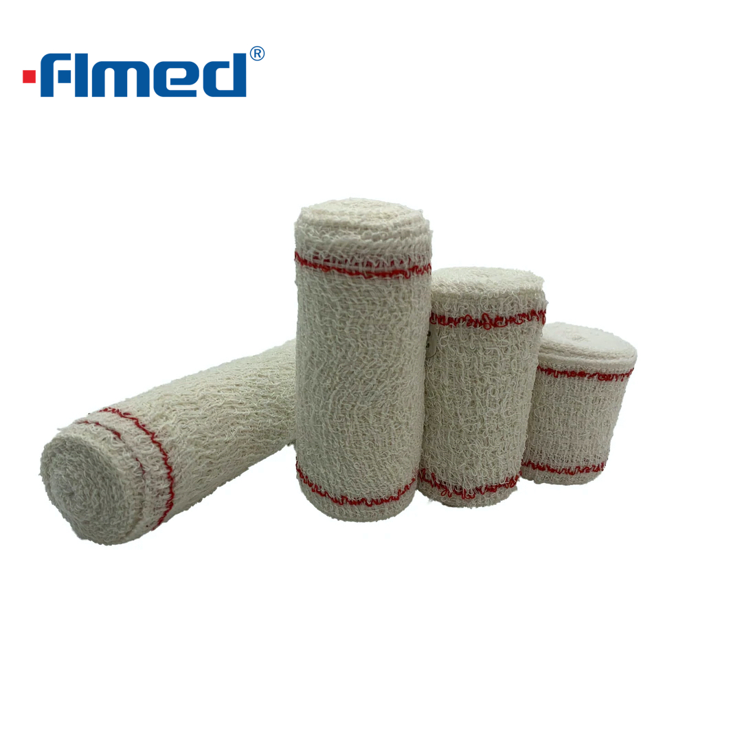 Hospicrepe 10cm x 4.5m حزمة ضمادة كريب ملفوفة بشكل فردي من 12